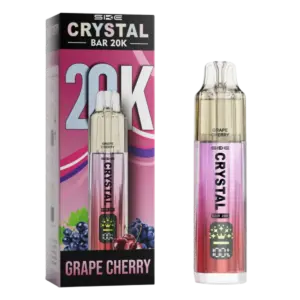 SKE Crystal Bar Grape Cherry 50 mg s cartridgemi, 20000 potahů