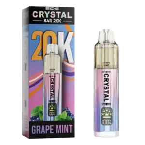 SKE Crystal Bar Grape Mint 50 mg s cartridgemi, 20000 potahů