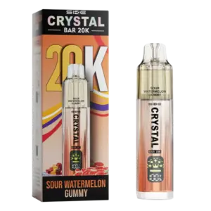 SKE Crystal Bar Sour Watermelon Gummy 50 mg s cartridgemi, 20000 potahů